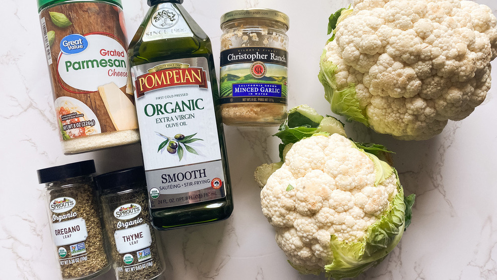 ingredients for cauliflower steaks