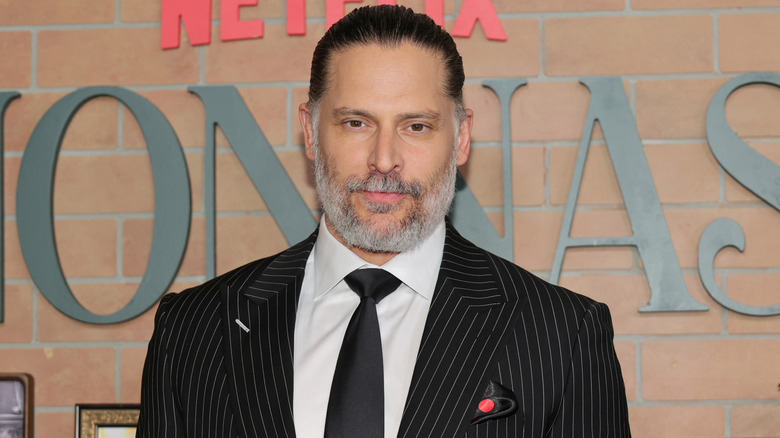 Joe Manganiello posing in a suit