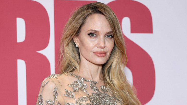 Angelina Jolie posing