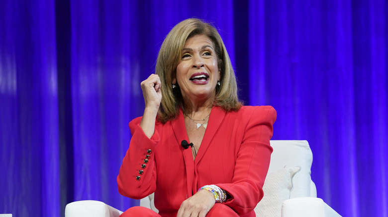 Hoda Kotb in a red suit