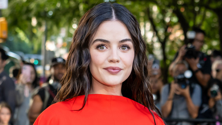 Lucy Hale attending the Carolina Herrera RTW Spring/Summer 2027 fashion show and 45th year anniversary at the David H. Koch Theater at Lincoln Center