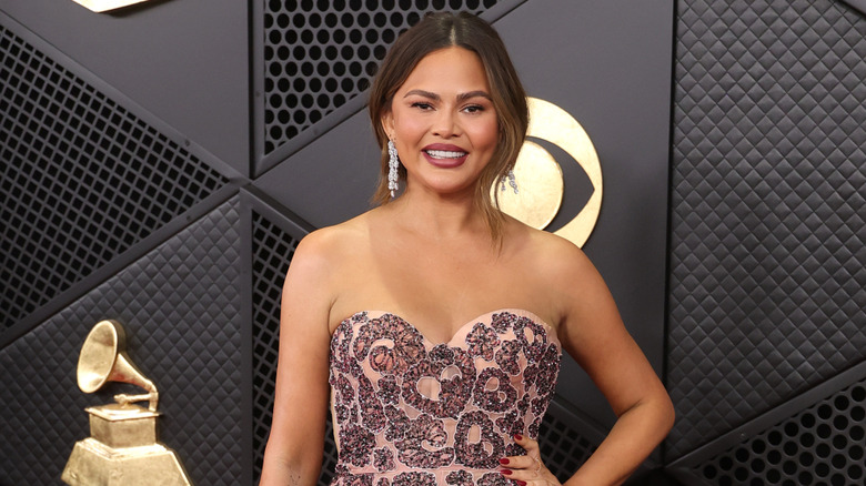 Chrissy Teigen smiling