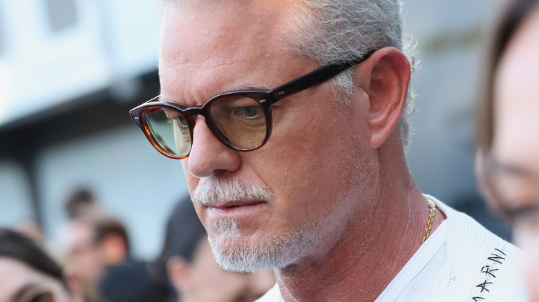 Actor Eric Dane in outdoor location