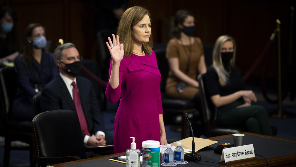 Amy Coney Barrett Taking Her Oath