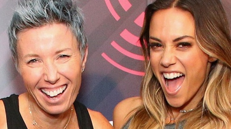 Erin Oprea and Jana Kramer flexing