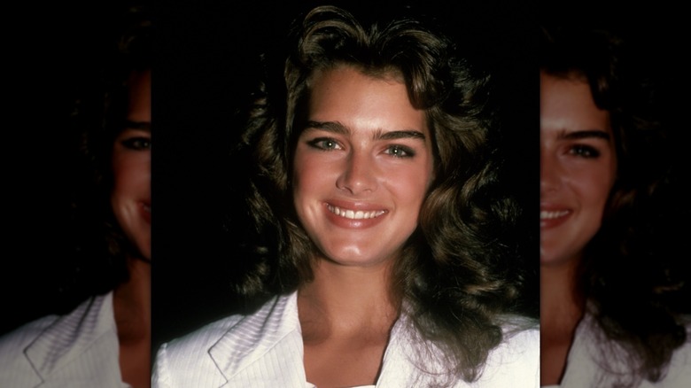 Brooke Shields smiling