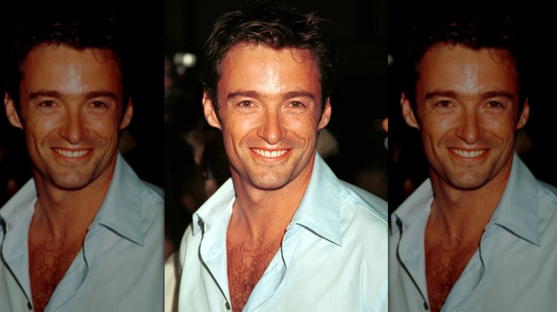 Hugh Jackman smiling