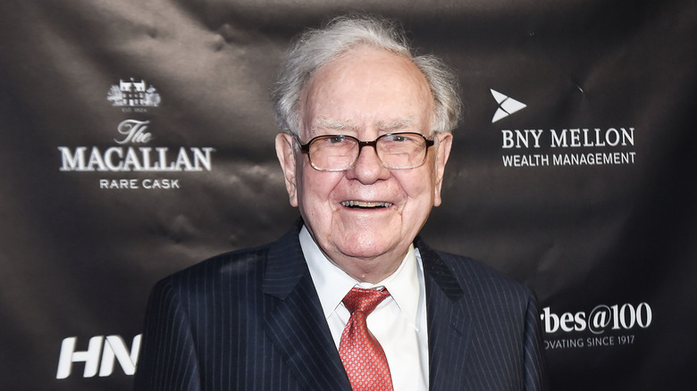 Warren Buffett smiling