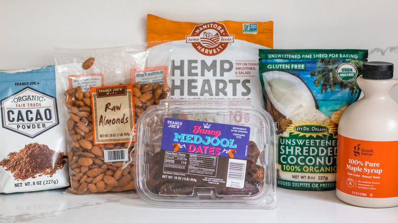ingredients for energy bites
