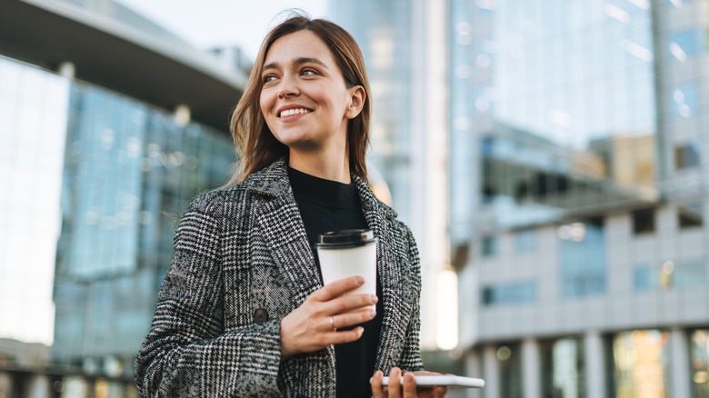 Smiling woman