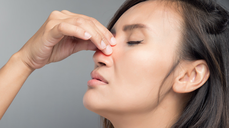 Small and medium-sized nasal polyps