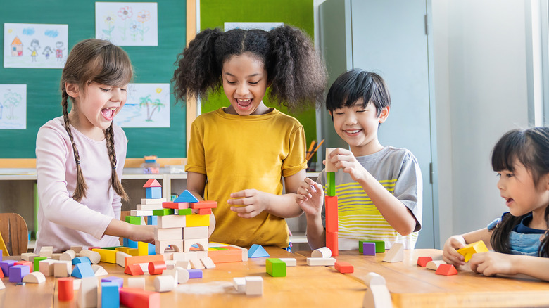 group children playing