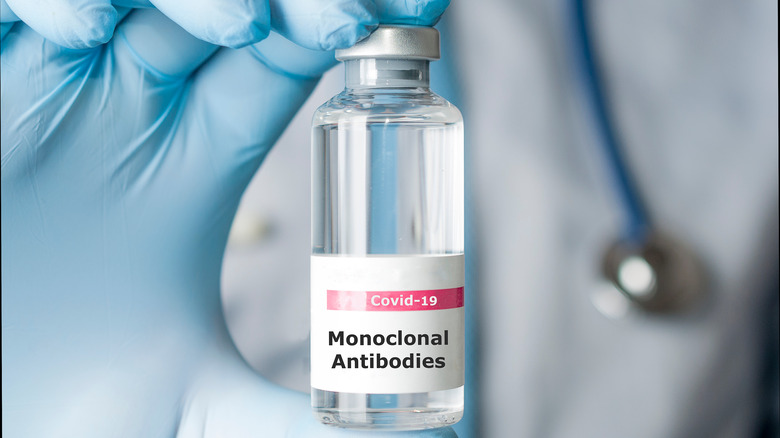 vial of monoclonal antibodies