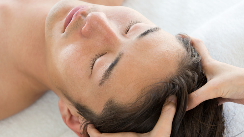 Hair massage health