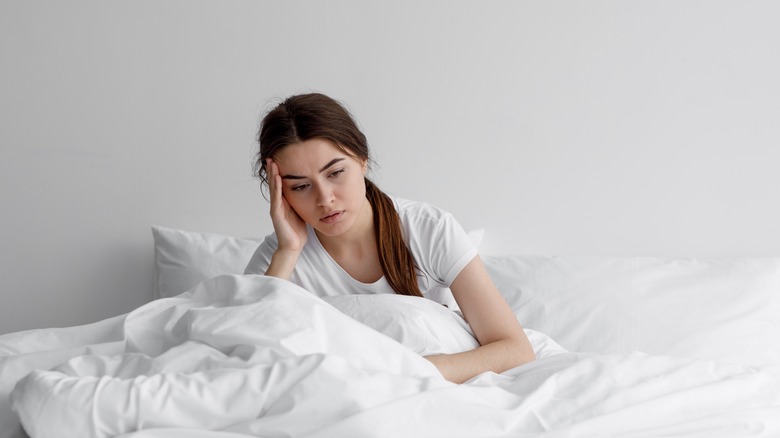 woman with insomnia