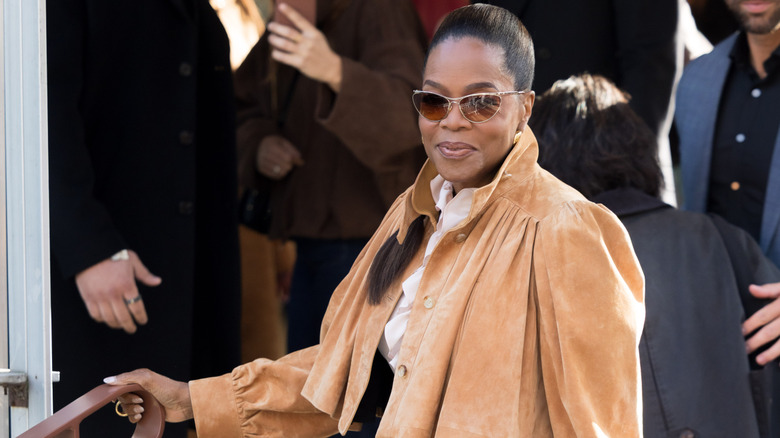 Oprah Winfrey attending the Chloé Womenswear Fall/Winter 2026-2027 show as part of Paris Fashion Week