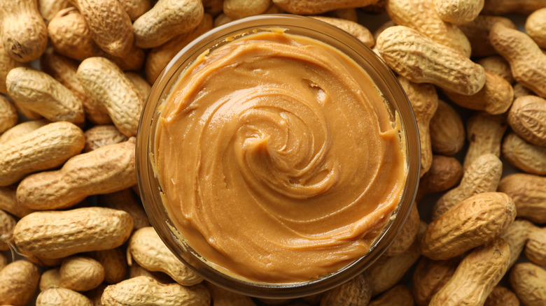 jar of creamy peanut butter