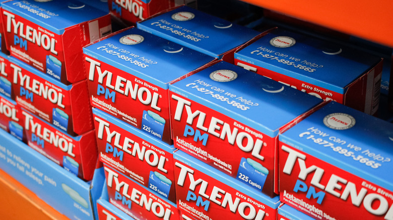 Tylenol PM on display