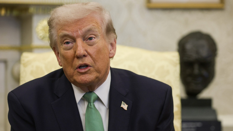 Donald Trump talking