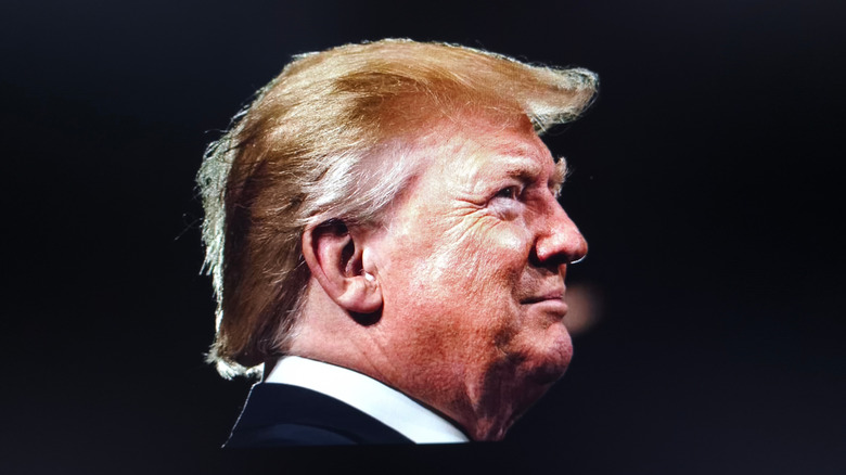 Donald Trump accepting the Conservative Party of New York State's nomination for president