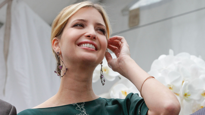 Ivanka Trump smiling at event