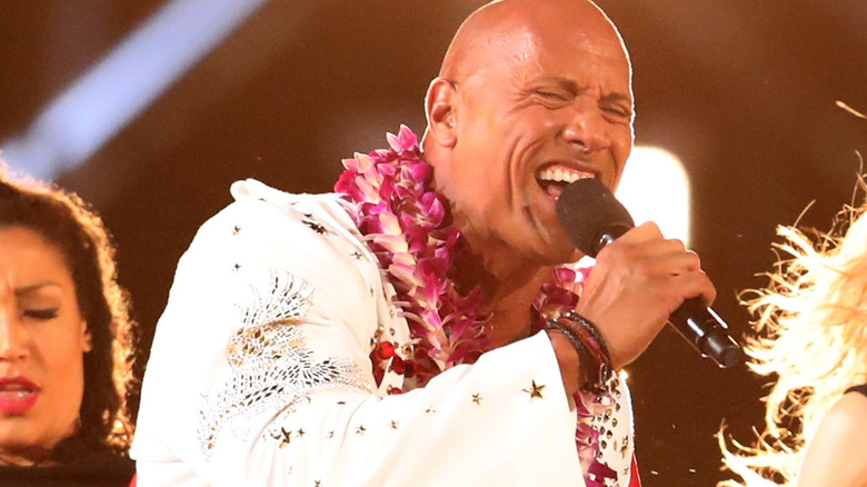 dwayne johnson singing