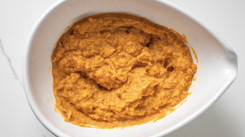 Sweet potato patty mixture