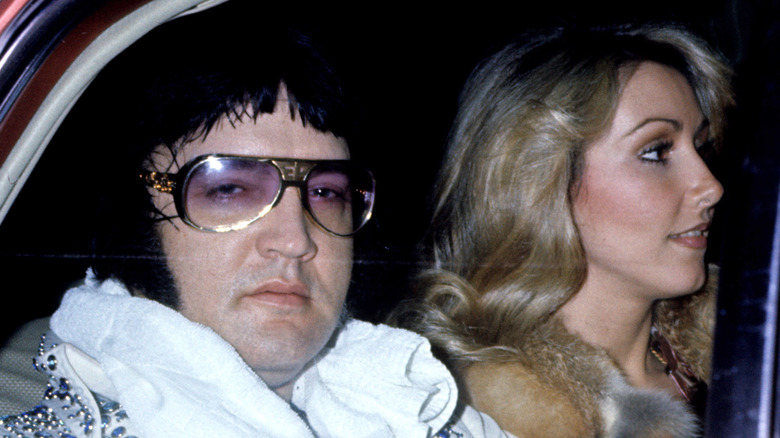 Elvis with Linda Thompson in his final years