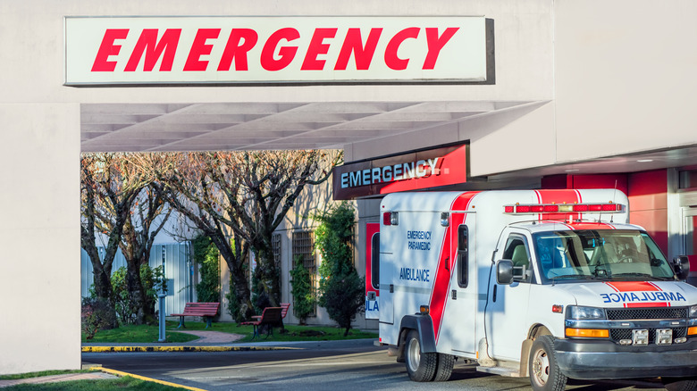 Emergency room entrance