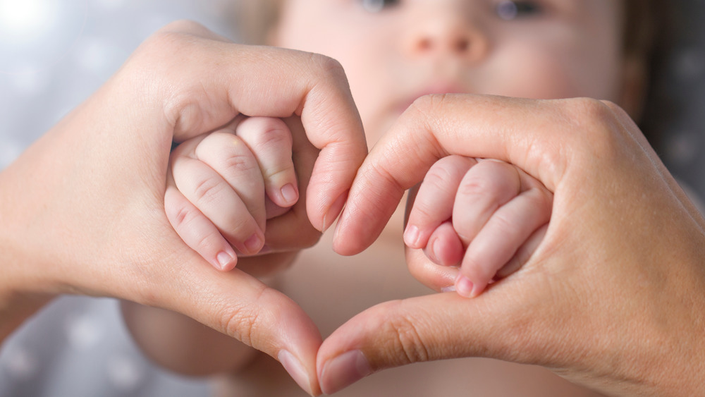 Newborn baby, love
