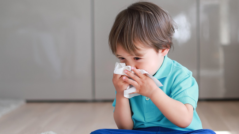 sick little kid