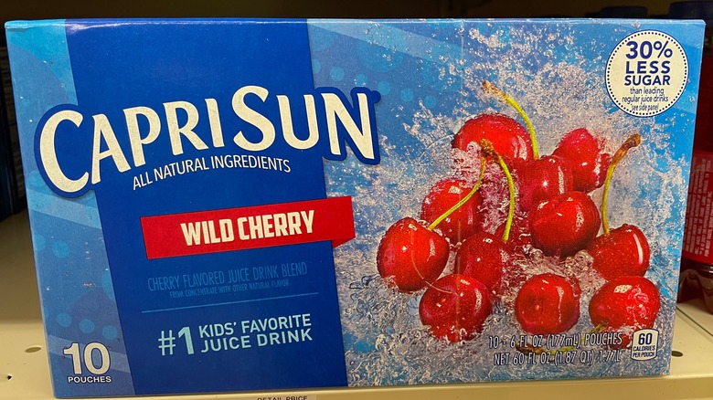 Box of Capri Sun Wild Cherry