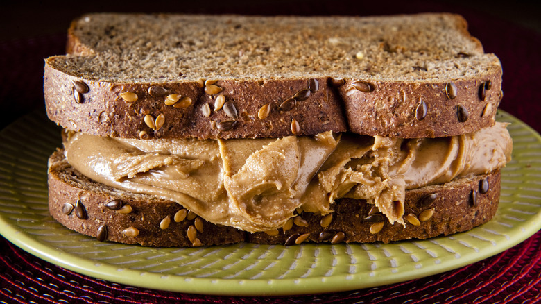 peanut butter whole grain bread