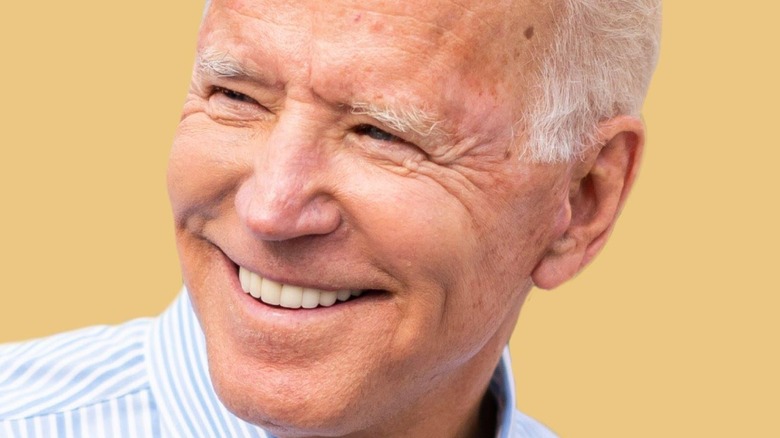 Joe Biden smiling