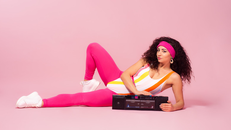 80s fitness woman