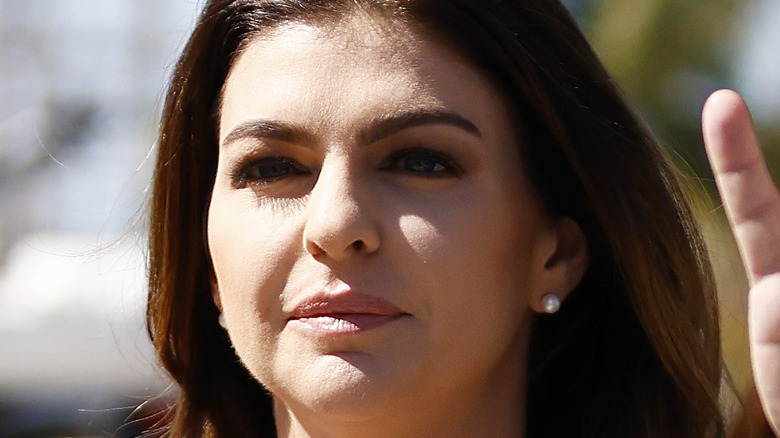 Close up of Casey DeSantis 