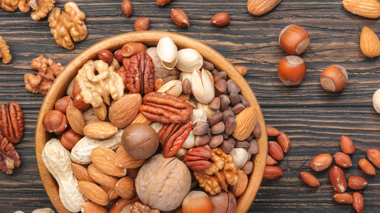 a bowl of nuts