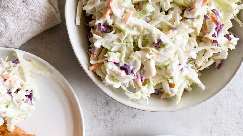 greek yogurt coleslaw