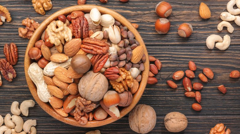 bowl of mixed nuts