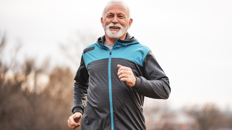 older man exercising 