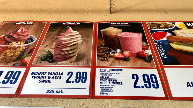 Fruit smoothie at Costco