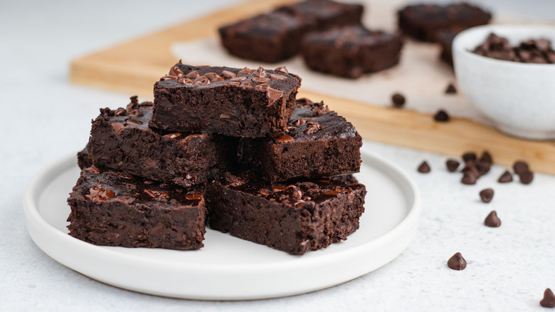 Healthy black bean brownies