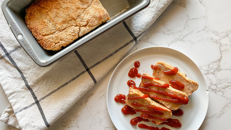 meatloaf on a plate