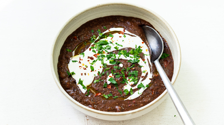 black bean soup