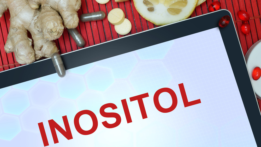 Table with word "inositol"