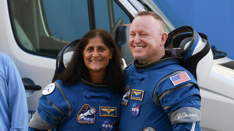 Suni Williams and Butch Wilmore after returning from ISS