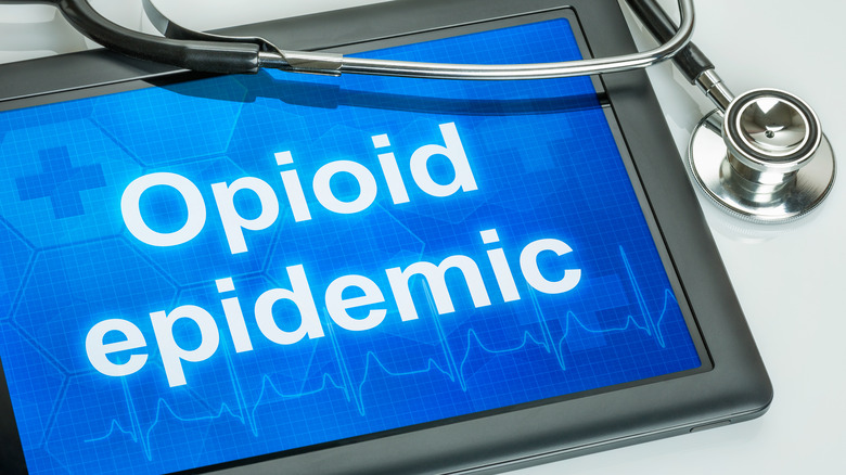 opioid epidemic concept
