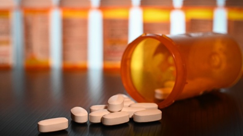 Bottles of prescription medication