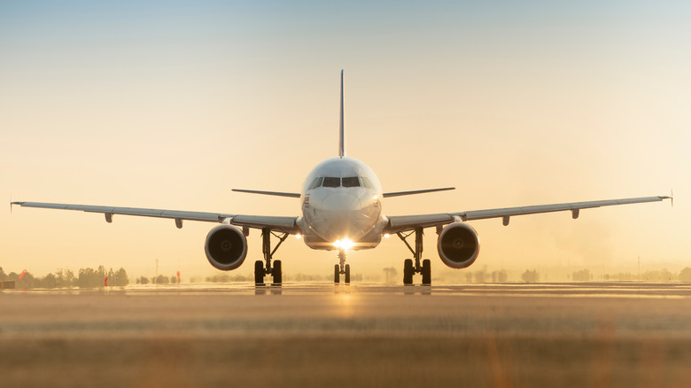 Airplane landing