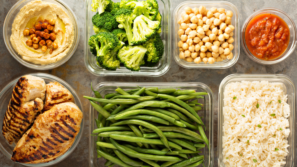 Meal prep separate ingredients